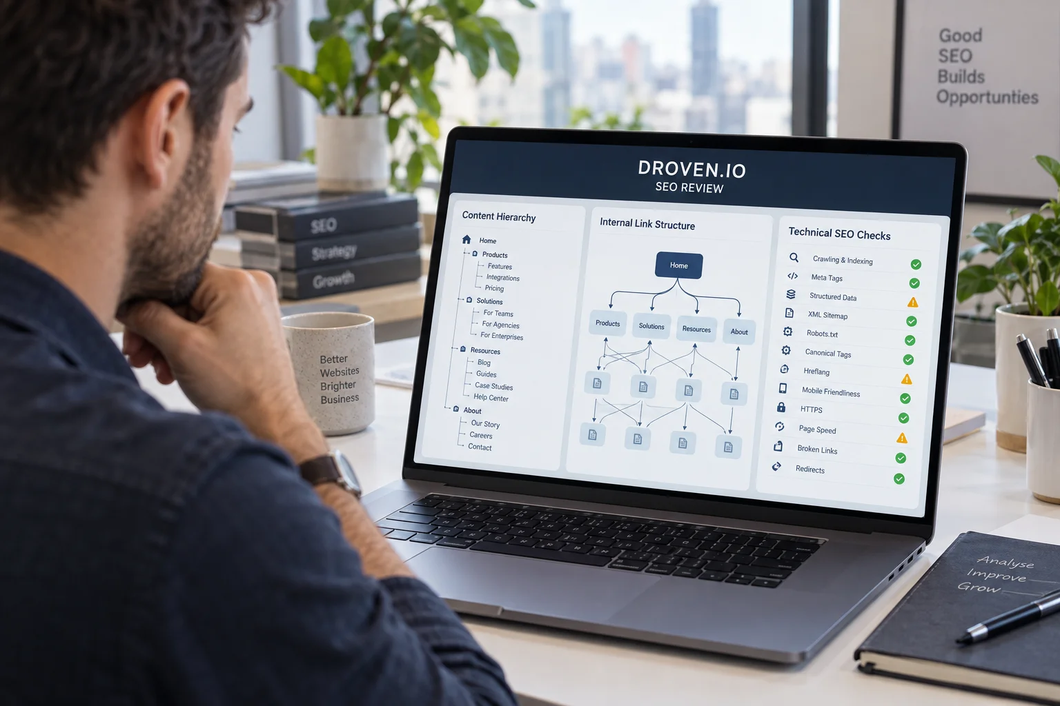 Droven.io SEO Review: Content Structure and Technical Observations